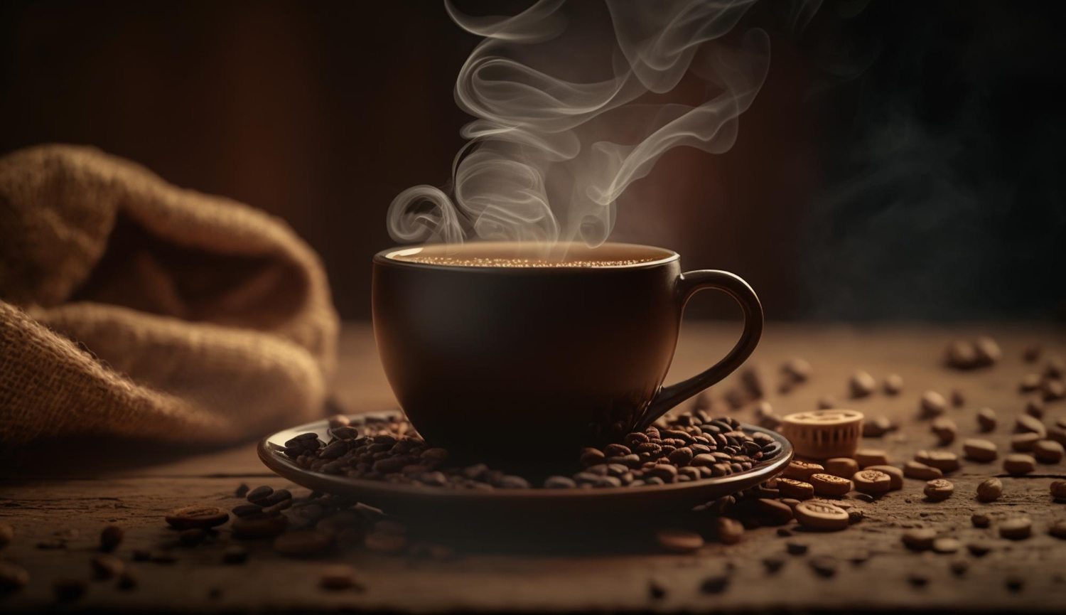 um dos tipos de café mais populares é o doppio, com duas doses de expresso